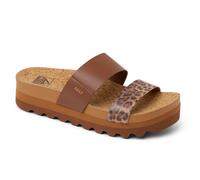 Reef Womens Cushion Vista Hi Brown/Leopard UK Size 6