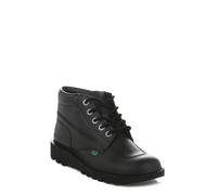 Kickers Kick Hi Youth Black Leather Ankle School Boots UK 6 Black