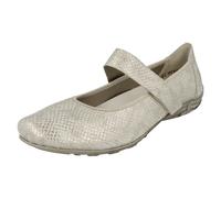 (UK 6, White) Ladies Rieker Mary Jane Style Shoes L2062