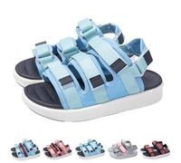 UK 6 Womens Comfortable Hiking Walking Sandal with Triple Adjustable Hook and Loop Strap Comfort Sport Walking Sandals Summer Beach Outdoor Shoes Diabetic Friendly Sandals Light Blue Footwear New
