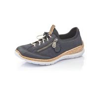 Rieker N4263 Women’s Low-Top Sneakers, Blue (Pazifik/Marine/Schwarz), 7.5 UK