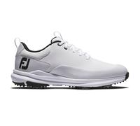 FootJoy Men's FJ Tour Rival Golf Shoe, White/White/Black, 7.5 UK