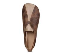 UK 7.5 Womens Retro Loafers Flat Shoes Medieval Renaissance Fashion Boat Shoes Faux Leather Vamp Comfortable Pirate Flat Shoe for Halloween Brown Footwear New