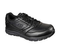 Skechers Men's Nampa Casual Shoes, Black Synthetic/Pu, 7 UK