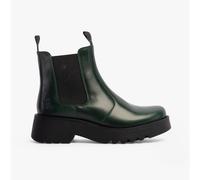 Fly London MEDI789FLY Rug Leather Women's Ankle Boots - Petrol - Size:UK 7