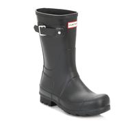 (UK 7) Hunter Original Mens Black Short Wellington Boots