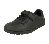 (UK 7 Infant, Black) Boys Clarks Formal/School Shoes Rock Verve T - E Fit