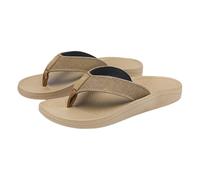 UK 7 Men Flip Flops with Arch Support Orthotic Sandals Plantar Fasciitis Sport Beach Pool Slides Comfortable Cushion Walking Summer Slip on Slippers Footwear Gift 002_Khaki