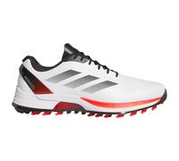 adidas Golf Mens Adizero ZG Golf Shoes - White/Lucid Red/Black - UK 7