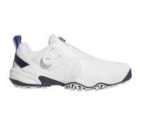 (UK 7, White/Silver/Navy) adidas Golf Mens 2025 CODECHAOS BOA 25 Lightstrike Spikeless Golf Shoes