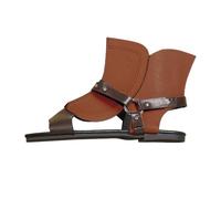 UK 7 Women's Open Toe Bootie Flat Heel Faux Leather High Top Gladiator Rome Sandals Boots Size Zip Gothic Y2k Comfortable Party Casual Sandals Brown Footwear New
