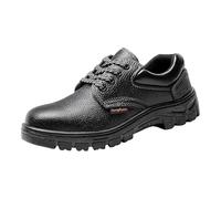 UK 8.5 Derby Shoes for Men Smart Business Leather Oxford Shoes Brogue Mens Dress Shoe Lace up Formal Brogues Full Black Gift Footwear