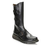 Fly London Mes 2 Black Womens knee-high boots P142913-005 in a Plain Leather in Size 41