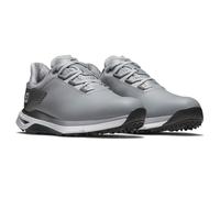 (UK 8, Grey/Grey/White) Footjoy Mens Pro SLX Chromoskin Leather Ortholite Waterproof Golf Shoes