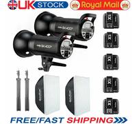 Godox SK400II 400Ws GN65 5600K 2.4G Wireless Studio Flash Strobe Light UK STOCK
