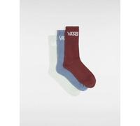 (UK 9.5 - 13) Vans Boys Classic Crew Socks 3 Pack Copen Blue