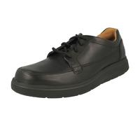 (UK 9, Black) Mens Clarks Lace Up Formal Shoes Un Abode Ease - H Fit