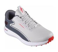 (UK 9, Grey/Red) Skechers Mens 2024 Go Golf Max 3 Arch Fit Waterproof Lightweight Golf Shoes