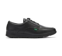 (UK 9) Kickers Kelland Lace Lo Black Leather Shoes