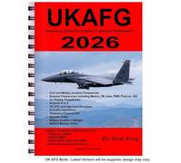 UK AFG AM/FM Radio Scanner, Information, Ultimate UK Printed Guide, Maps, Airband Frequency, Aviation Civilian and Military, HF/VHF/UHF, Marine, Ham, CB, PMR, A-Z Airports (Spiral Ring Bound Version)