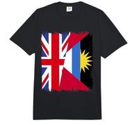 UK Antigua and Barbuda Flag United Kingdom Antiguan Barbudan Comfort Colors Adult Heavyweight T-Shirt