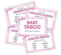 UK Baby Shower Co Ltd - Baby Taboo - Baby Shower Game (Pink)