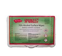 UK Bargain Seller 70% Alcohol Surface 150 Disinfecting Sanitising Wet Wipes | Skin Cleaning Care First Aid Cleaning Tissue (Pack of 2)