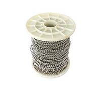 uk-blindparts METAL ROLLER/ROMAN BLIND SIDE CONTROL PULL CHAIN NICKEL (125m chain length (full roll))