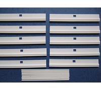 uk-blindparts PACK OF 10 (127mm) 5" DIY VERTICAL BLIND TOP HANGERS IDEAL FOR ADJUSTING THE LENGTH OF SLATS (10 HANGERS)