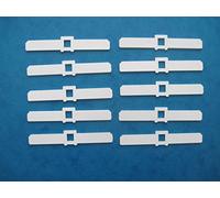 uk-blindparts PACK OF 10 HILLARYS STANDARD VERTICAL BLIND TOP HANGERS 5" (127mm)