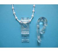 uk-blindparts Pack of 2 P clips chain tensioner clips for roller, vertical and roman blinds