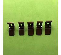 uk-blindparts VERTICAL BLIND TOP FIX BRACKETS FOR STANDARD SLIMLINE(NARROW BODIED) SYSTEMS. BROWN. (5 BRACKETS)