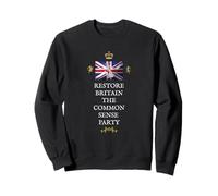 UK BRITAIN PATRIOTS UNITED KINGDOM GB THE COMMONSENSE PARTY Sweatshirt