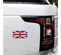 UK British Flag Union Jack Britain Car Magnet Sticker Magnetic Decal - 4 Pack Reflective 7.6cm 10.2cm 12.7cm 15.2cm - for Truck Door Fridge Reusable Waterproof