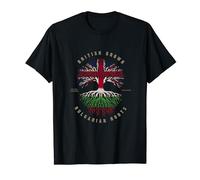 UK British Grown Bulgarian Roots DNA Bulgaria Flag T-Shirt