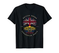 UK British Grown Ecuadorian Roots DNA Ecuador Flag T-Shirt