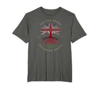 UK British Grown Malawian Roots DNA Malawi Flag T-Shirt