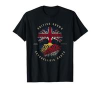 UK British Grown Seychellois Roots DNA Seychelles Flag T-Shirt