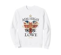 UK BRITISH PROUD BRITAIN PATRIOTS AIM HIGH VOTE LOWE HEART Sweatshirt
