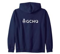 UK British Secret Service GCHQ Zip Hoodie