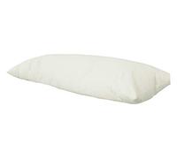 UK Care Direct 3ft Bolster Pillow for Bed with Included Cream Pillowcase - Premium Hollowfibre Filled Long Support Pillow Offering Superior Comfort and Bounce Back - Ideal for Pregnancy - Single