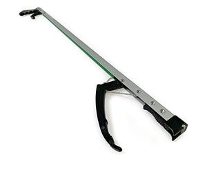UK Care Direct Handy Reacher Grabber with Magnetic Tip 65cm - Long Reach Pickup Tool for Elderly Disabled and Limited Mobility Users - Lightweight Trigger Operated Grabber Aid for Picking Up Keys