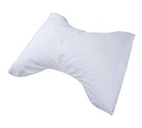 UK Care Direct White Pillowcase Only Butterfly Pillow - Pack of 1 - Soft Polycotton Envelope Closure Pillow Case for Neck Support Pillow - Machine Washable Protective Pillow Cover for Everyday Comfort