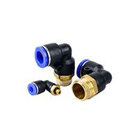 UK CELTD BSPP Swivel Elbow Push in Fit Fittings Parallel Threads Metric (16mm x1/2 Bsp)