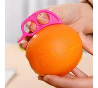 UK CELTD Orange Opener Peeler Slicer Cutter Plastic Lemon Citrus Fruit Skin Remover