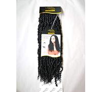 UK: Cherish Bulk Passion Twist. Black Colour 1B Pre looped for crochet/ 18 inches hair extension