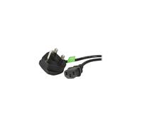 StarTech.com Power Cable BS 1363 to C13 – 3ft (1m) 18AWG 10A 250V