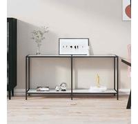 UK Console Table Tempered Glass Hall Side Table Multi Colours Multi Sizes vidaXL