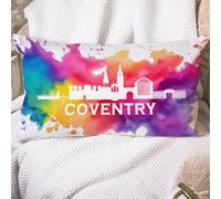 Uk Coventry Skyline Skyscrapers Cushion Case Washable Pillowcases Skin-Friendly Pillowcase For Summer Bedroom Couch 40X60Cm
