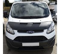 UK Custom Covers BB192 Tailored Bonnet Bra Stone Chip Protector Black Carbon Fibre Look - Fits Ford Transit Tourneo 2013-2018